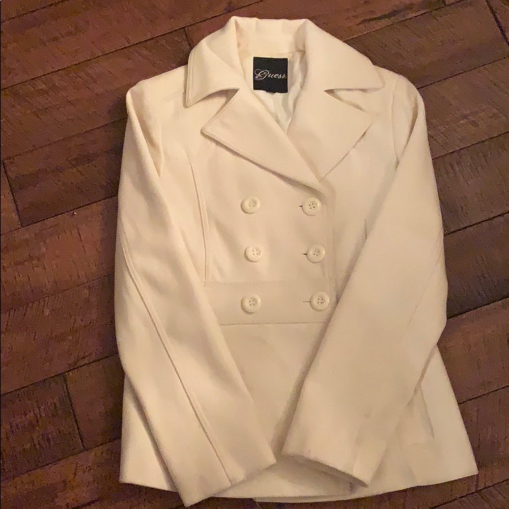 Guess Cream Peacoat